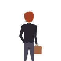 Manager Back View vector