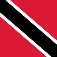 Trinidad and Tobago Square National Flag vector