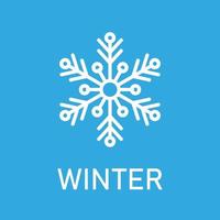 Winter - Season Icon Vector