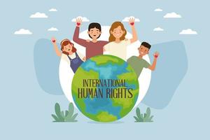 activists around the world vector