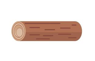 wooden log cilinder vector
