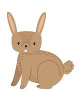 cute little rabbit vector