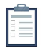 checklist clipboard documents vector