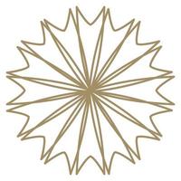 golden circular banner vector