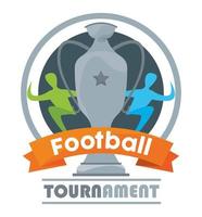 football tournament emblem vector