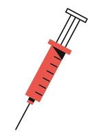 syringe medical vaccine vector