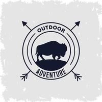 outdoor adventure emblem vector