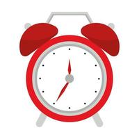 red alarm clock vector