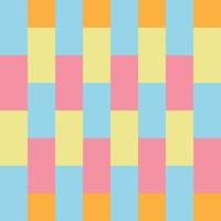 Colorful seamless pattern cloth graphic simple square grid vector