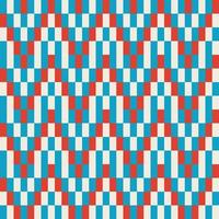 Colorido patrón sin costuras paño gráfico simple cuadrícula cuadrada vector