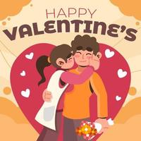 Surprise on Valentine's Day vector
