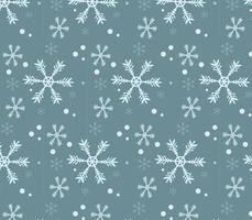 Snowflake seamless pattern vector