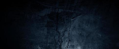 Scary dark blue walls, slightly light dark concrete cement texture for background photo