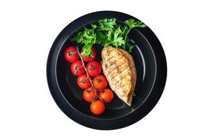 grilled chicken breast diet menu meal photo