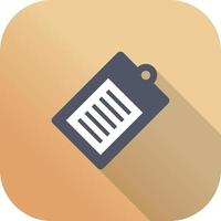 tag flat icon vector