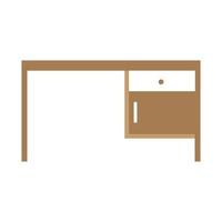 Workbench drawing for graphic design project vector