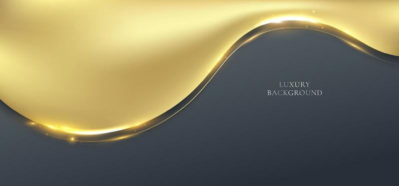 Abstract 3D elegant modern luxury template banner web design