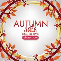 autumn fall season art background vector