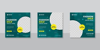 Modern promotion square web banner for social media mobile apps.Elegant sale and discount promo backgrounds for digital marketing vector