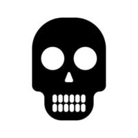 Vector design of skull symbol icon