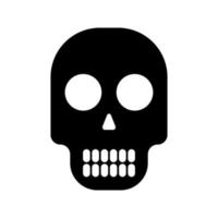 Vector design of skull symbol icon