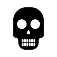 diseño vectorial de icono de símbolo de calavera vector