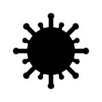 Vector design of dangerous corona virus symbol icon