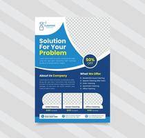 Cleaning Services Company Flyer Template vector