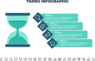 timing infographic design template.business infographic template for presentations, banner, workflow layout, process diagram, flow chart and how it work vector