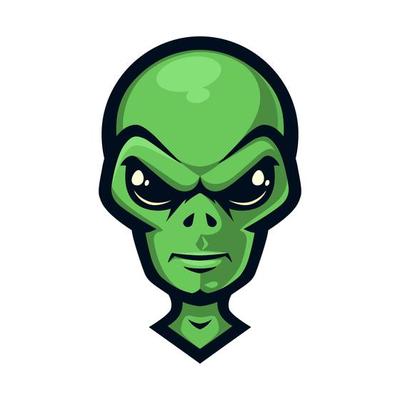 cute alien mascot character design 3809251 Vector Art at Vecteezy