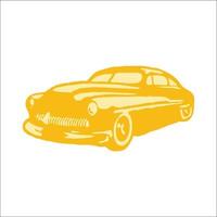 Classic cars logo illustrations vector