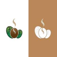 coffee bean icon vector