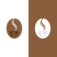 coffee bean icon vector