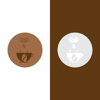 coffee bean icon vector