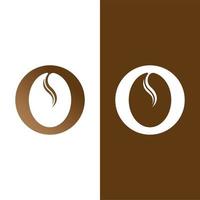 vector de icono de grano de café