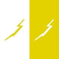 flash thunderbolt logo template vector