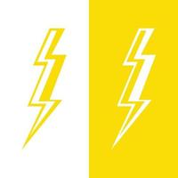 flash thunderbolt logo template vector