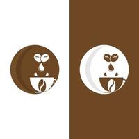 vector de icono de grano de café