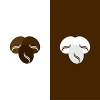 coffee bean icon vector