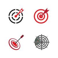 Target icon vector ilustration template