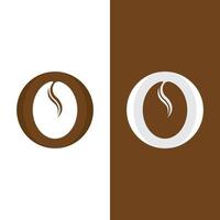 coffee bean icon vector