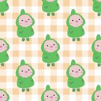 cute pig seamless pattern Creative for texture for fabric, wrapping, textile, wallpaper, apparel. Vector illustration background.