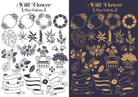 floral illustration Vector for banner
