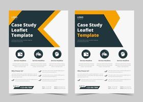 Case Study Flyer Design. Flyer Template design with Case Study. Brochure Cover, Poster design, leaflet, Trend Business Case Study Design, Creative Vector Case Study Design.EPS