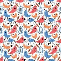 birds Seamless pattern Design vector