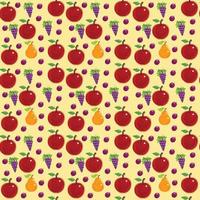 Fruits Seamless Pattern Design vector