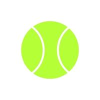 Tennis ball icon. Tennis ball vector or clipart.