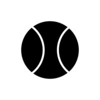 Tennis ball icon. Tennis ball vector or clipart.