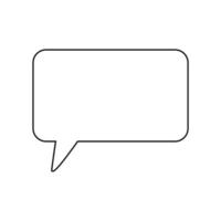 Chat message icon. Chat bubble. Vector and illustration.