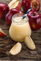 freshly squeezed juice made from organic and healthy apples